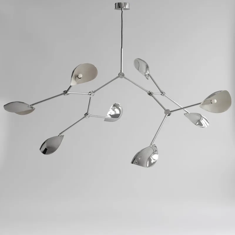 Stingray Chandelier, Grande - Chrome van 101 Copenhagen – productfoto