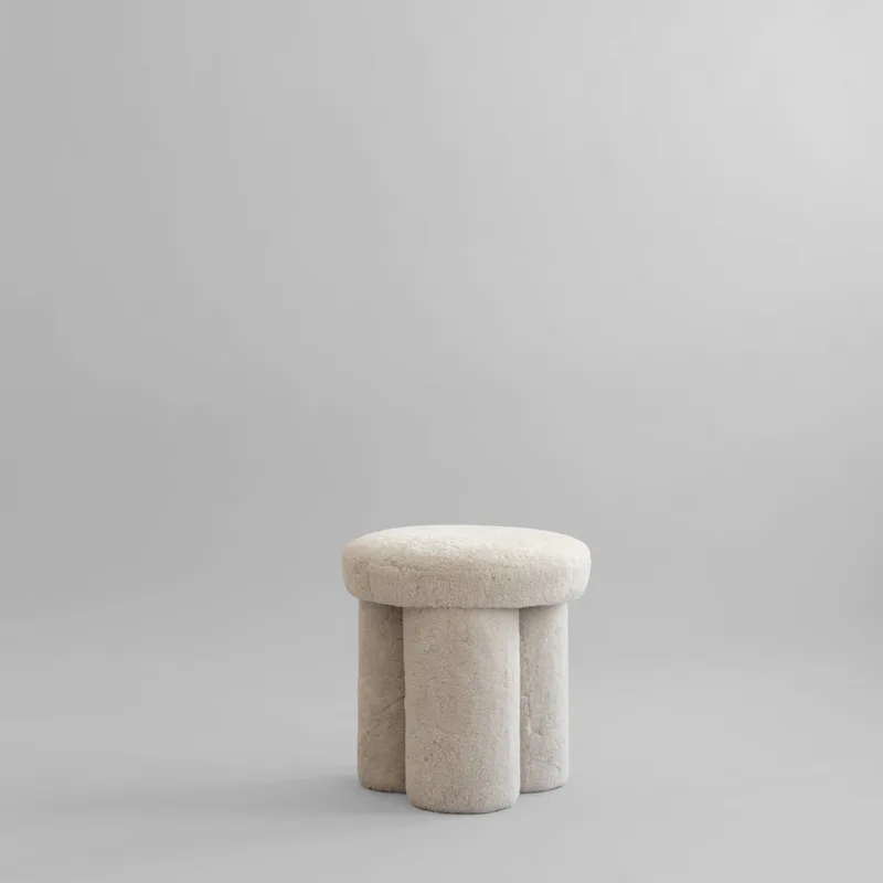 Big Foot Stool - Sheepskin de 101 Copenhagen – photo du produit