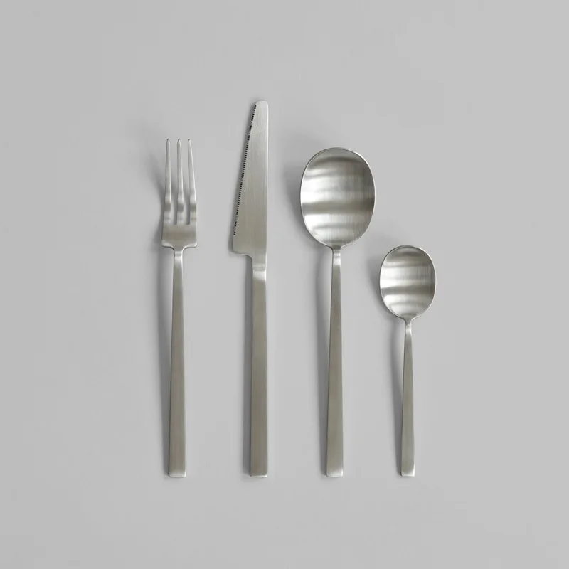 Kogei Cutlery - Brushed Steel (24 pcs) van 101 Copenhagen – productfoto