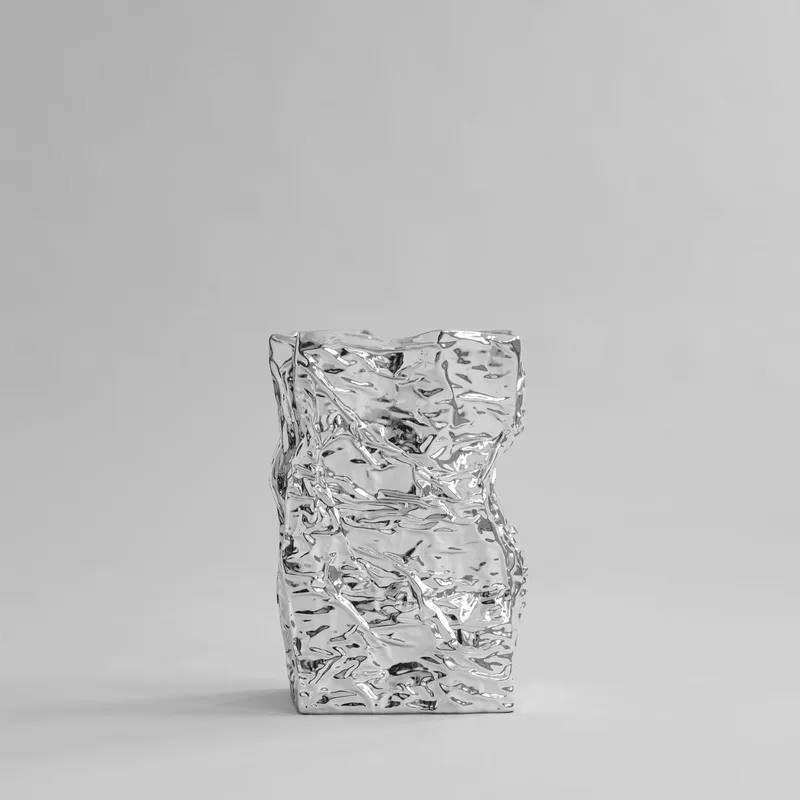 Kami Vase, Big - Chrome by 101 Copenhagen – product photo