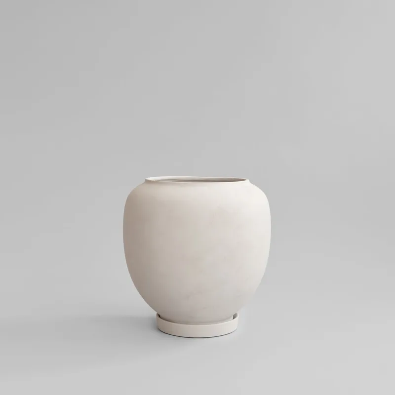 Sunao Plant Pot, Big - Birch by 101 Copenhagen – product photo