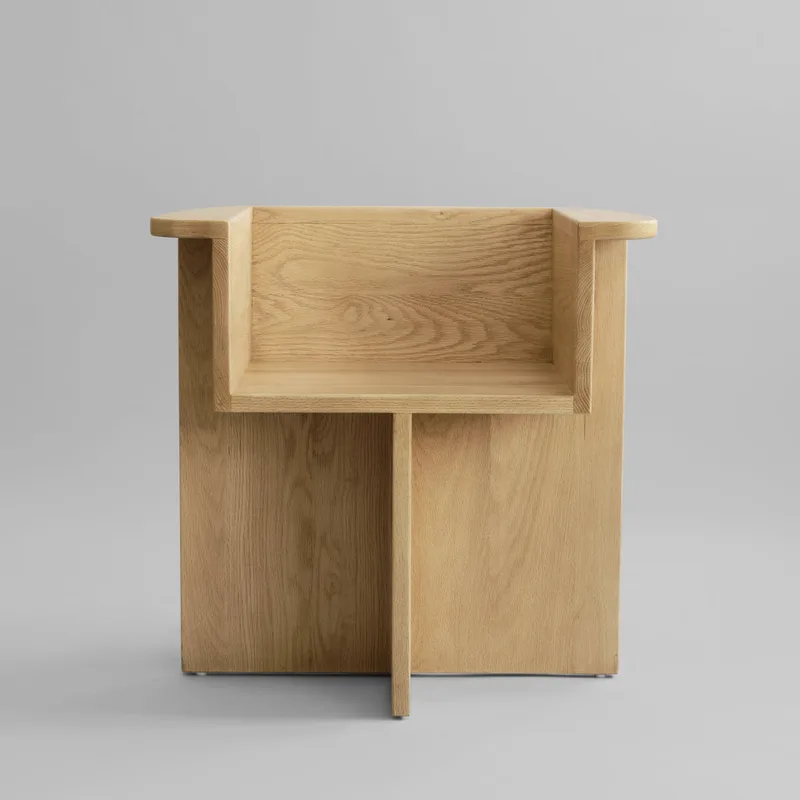 Brutus Dining Chair - Natural Oak by 101 Copenhagen – product photo