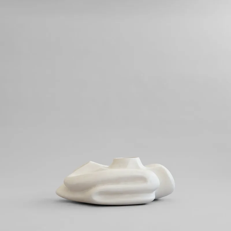 Wabi Vase, Fat - Birch by 101 Copenhagen – product photo