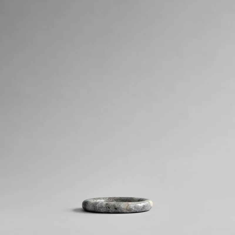 Enkei Tray, Mini - Silver Travertine by 101 Copenhagen – product photo