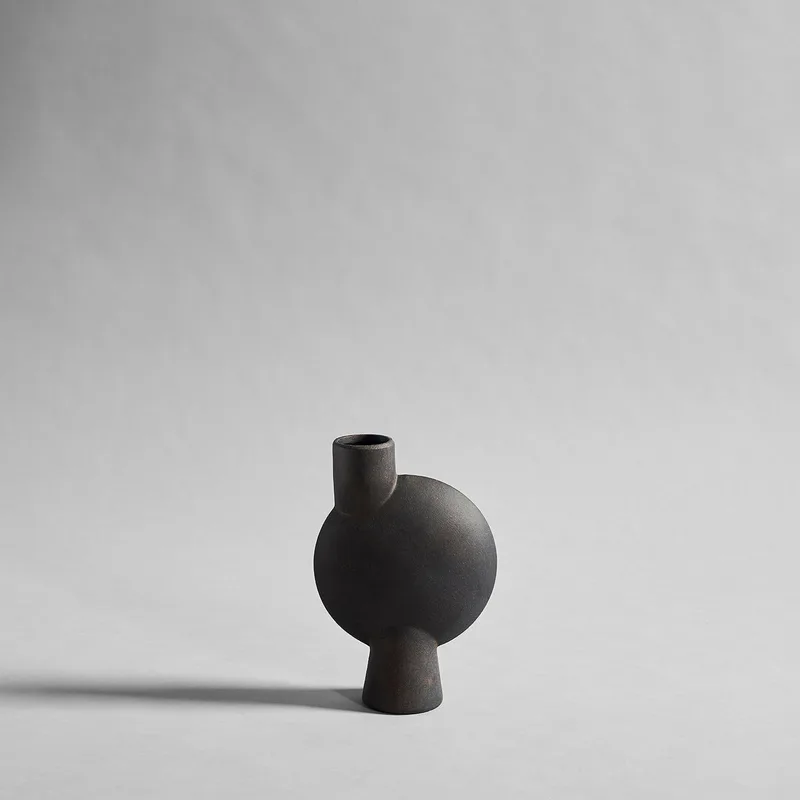 Sphere Vase Bubl, Medio - Coffee by 101 Copenhagen – product photo