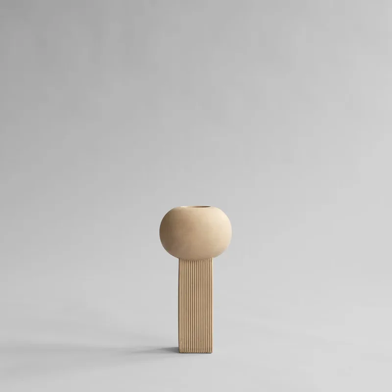 Empire Vase, Mini - Sand by 101 Copenhagen – product photo