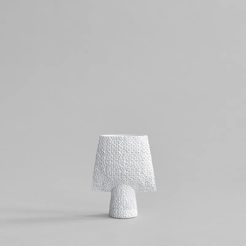 Sphere Vase Square Shisen, Mini - Bone White by 101 Copenhagen – product photo
