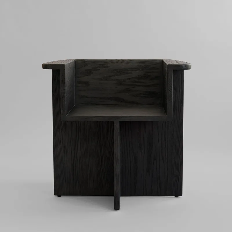 Brutus Dining Chair - Coffee Black Oak by 101 Copenhagen – product photo