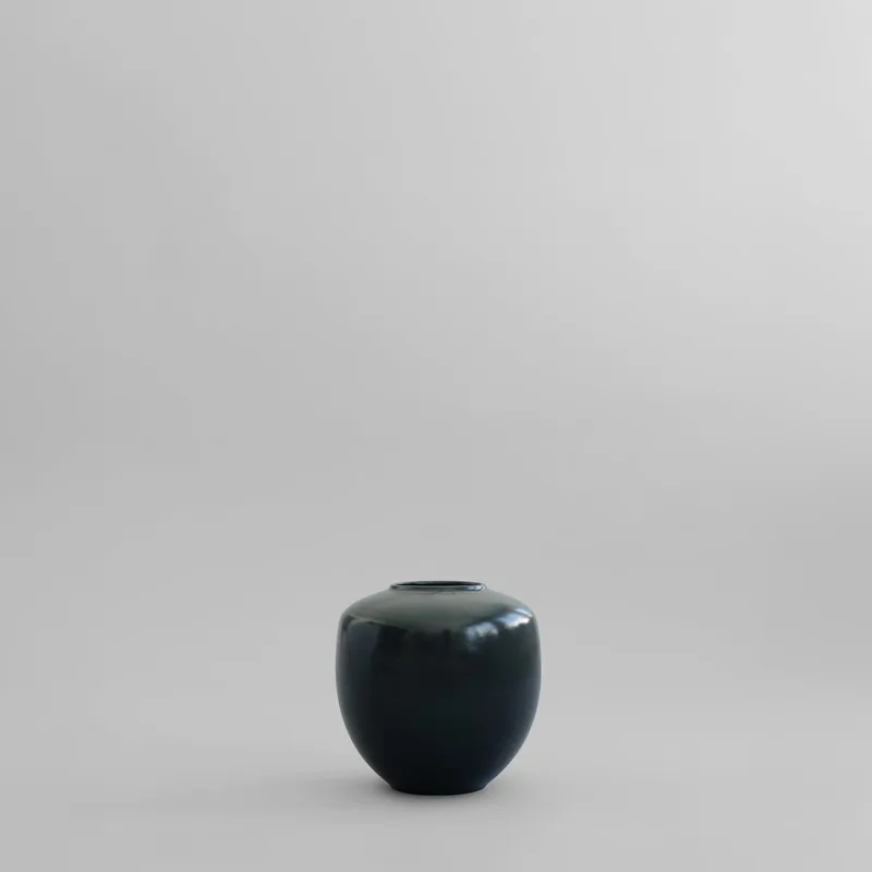 Sunao Vase, Mini - Dark Green von 101 Copenhagen – Produktfoto