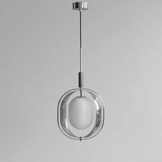 Pearl Pendant - Chrome
