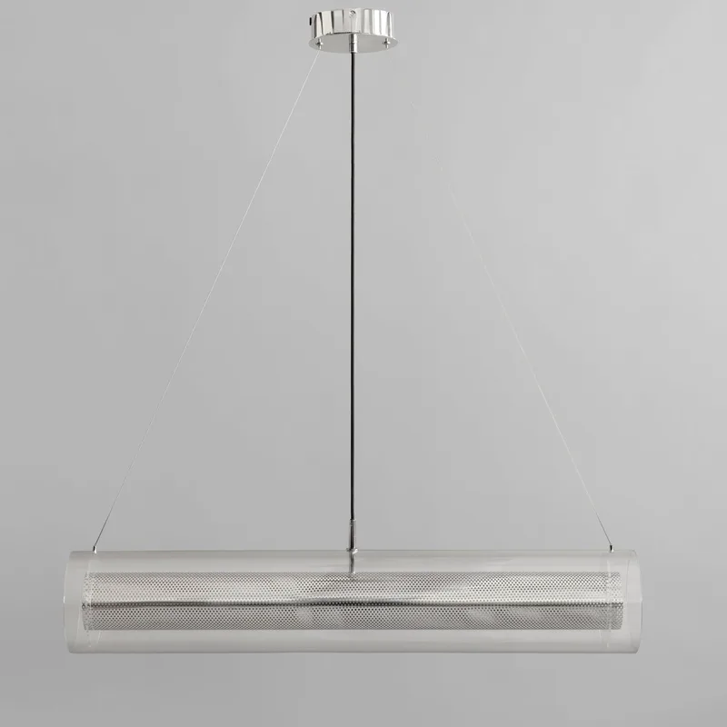 Frame Pendant Lamp, Fat - Chrome von 101 Copenhagen – Produktfoto