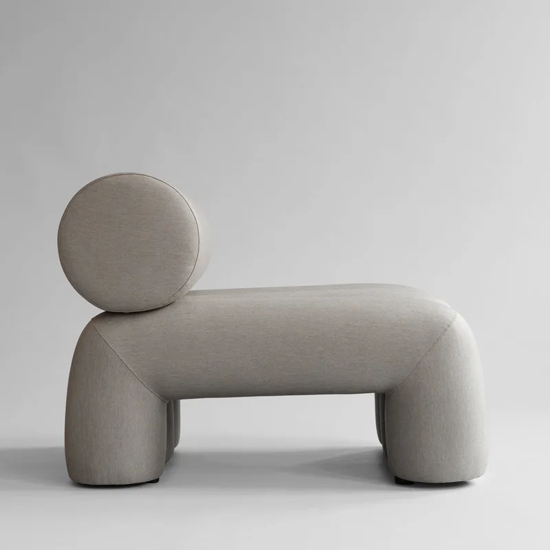 Foku Chair - Taupe von 101 Copenhagen – Produktfoto