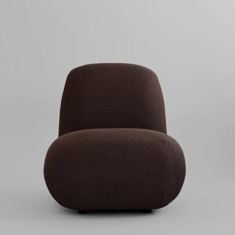 Toe Chair, Flat - Dark Brown van 101 Copenhagen – productfoto