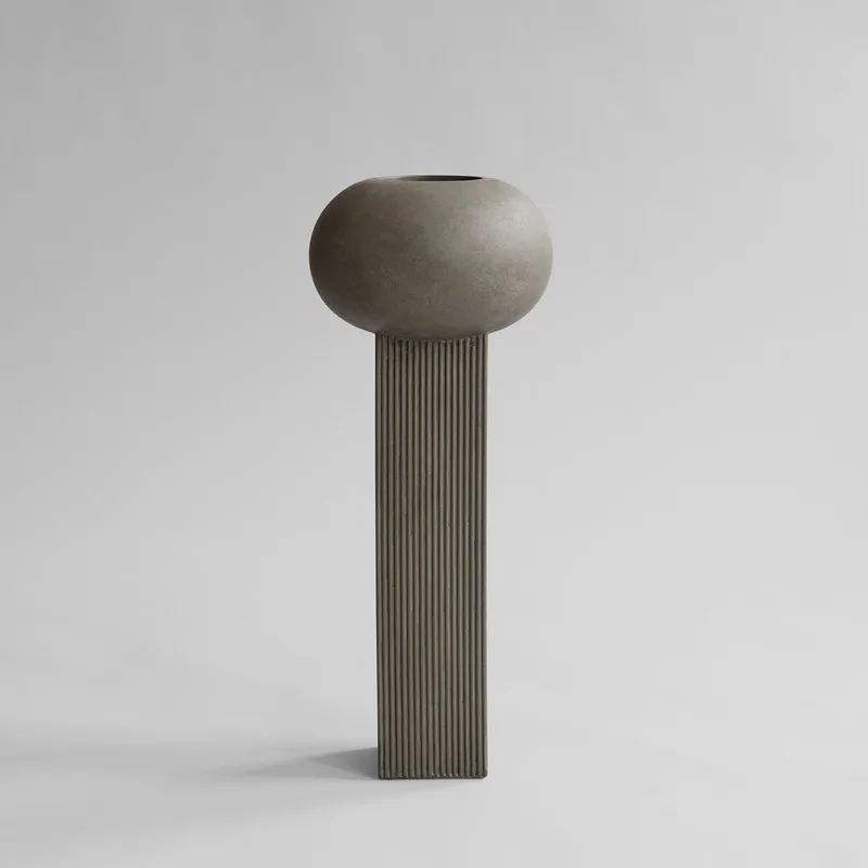 Empire Vase, Big - Dark Grey by 101 Copenhagen – product photo