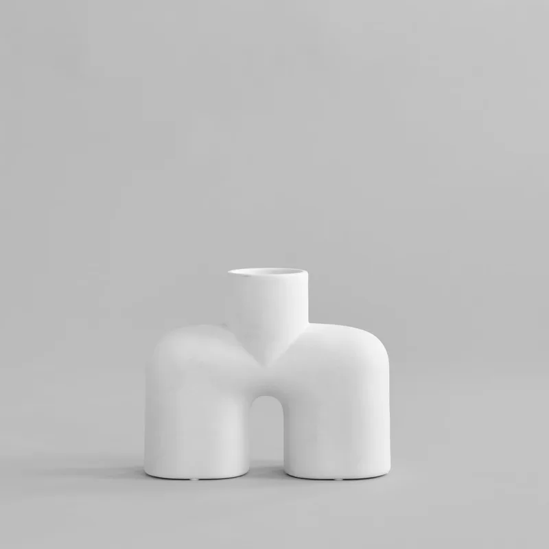 Cobra Vase Uno, Medio - Bone White von 101 Copenhagen – Produktfoto