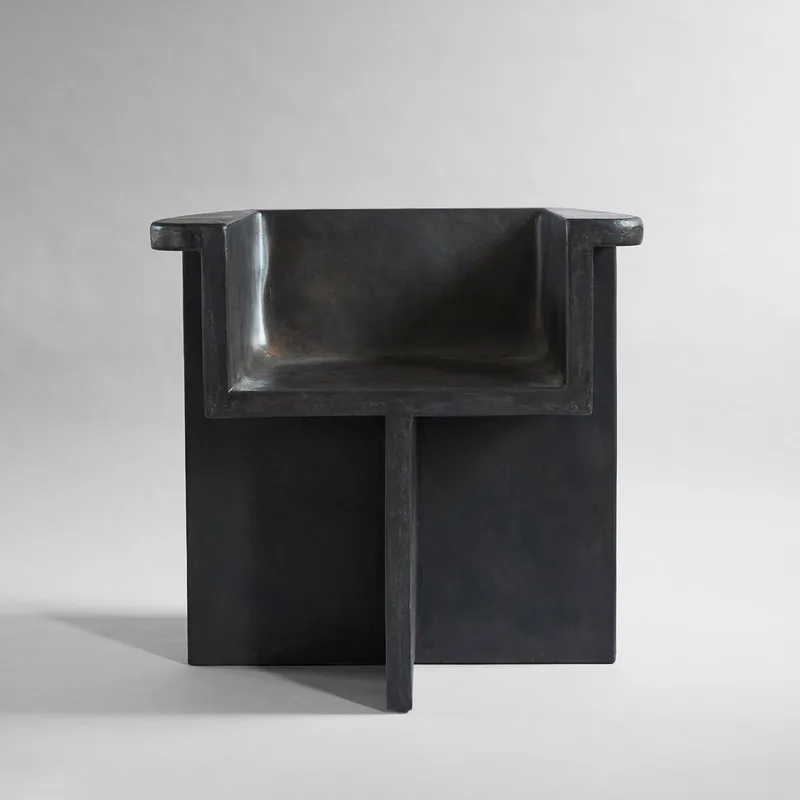 Brutus Dining Chair - Coffee by 101 Copenhagen – product photo