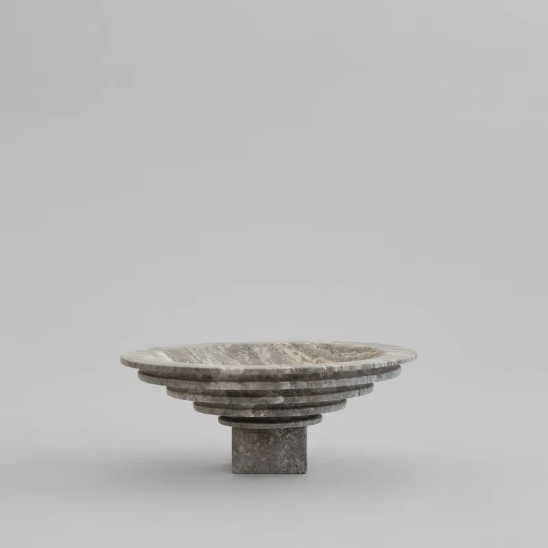 Sori Tray, Mini - Silver Travertine von 101 Copenhagen – Produktfoto