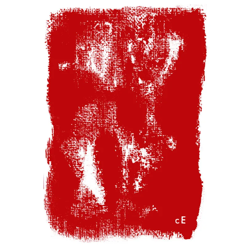 Cecilia Edefalk - Red/White van Asplund in 110 × 150 cm – productfoto 1 van 2