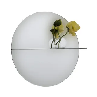 Otto spegel by Asplund in Ø80 cm, Smoked glass / Char Grey – product photo 10 of 10