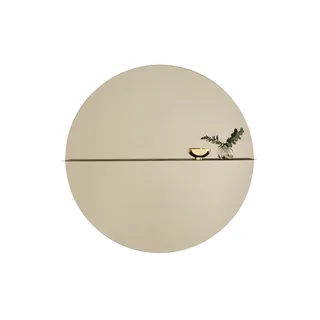 Otto spegel by Asplund in Ø110 cm, Clear glass / Green Khaki – product photo 10 of 10