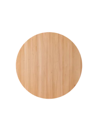 Puffin Dining Table de Audo Copenhagen en Ø120, Solid Oak, Round – photo du produit 4 sur 6
