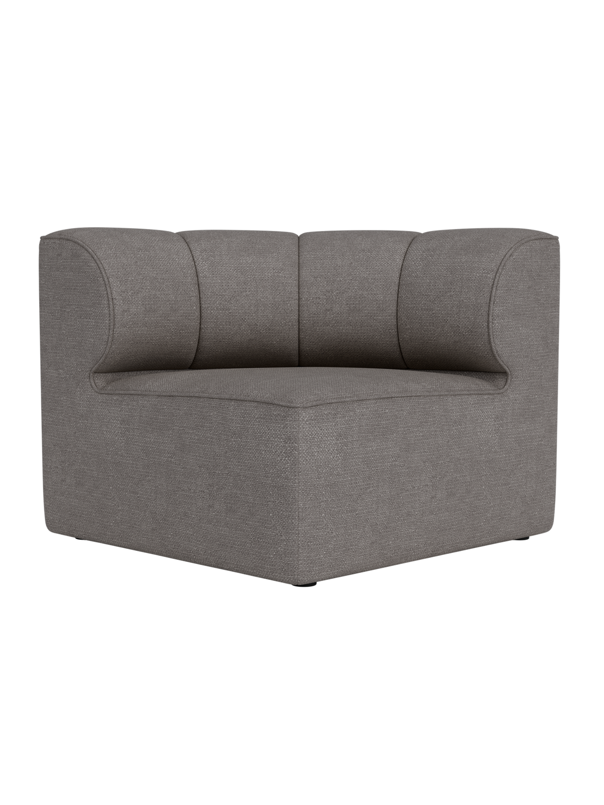 Eave Seamline Modular Sofa by Audo Copenhagen in Left Corner, Audo Bouclé 16, 86, Concave, Corner – product photo
