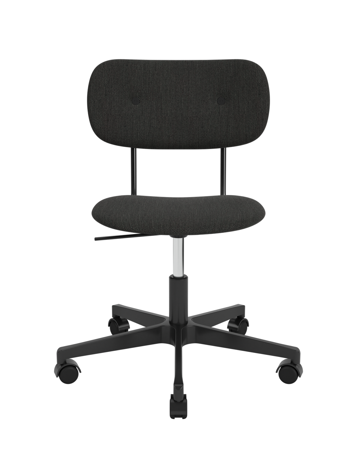 Co Task Chair by Audo Copenhagen in Re-wool 0198, Fully Upholstered, Black base – product photo