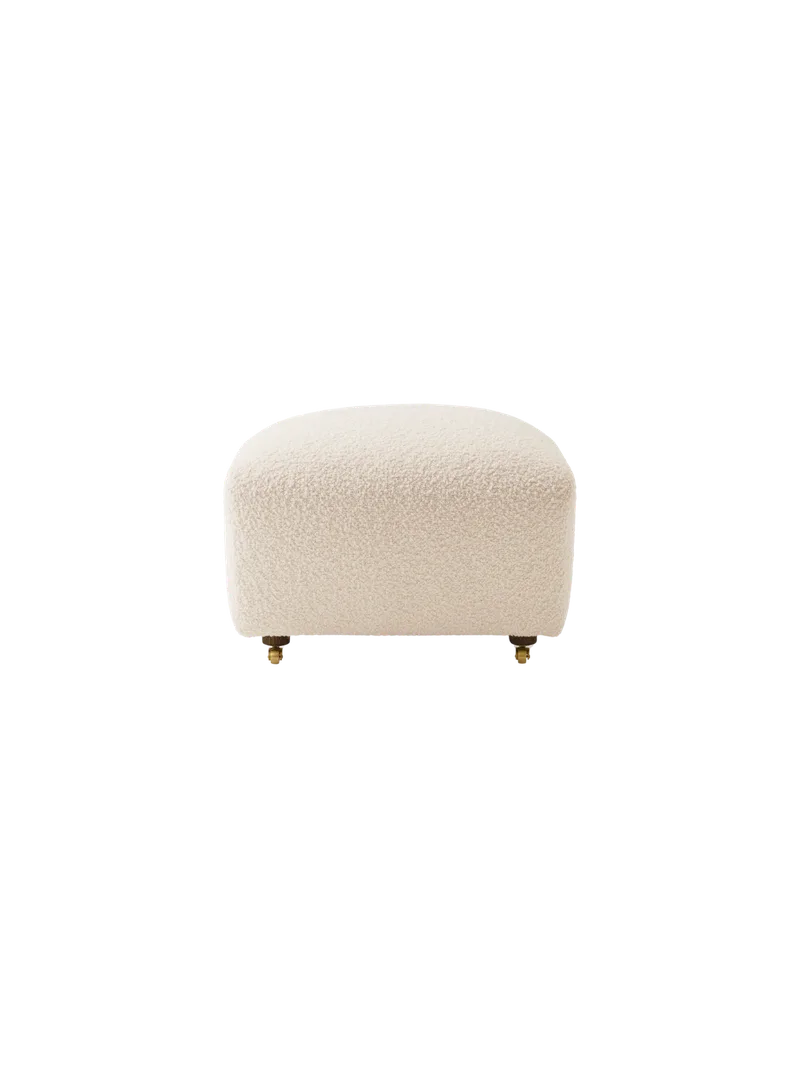 The Tired Man Ottoman by Audo Copenhagen in Natural Oak, Logan Flint, Textile – product photo 11 of 15
