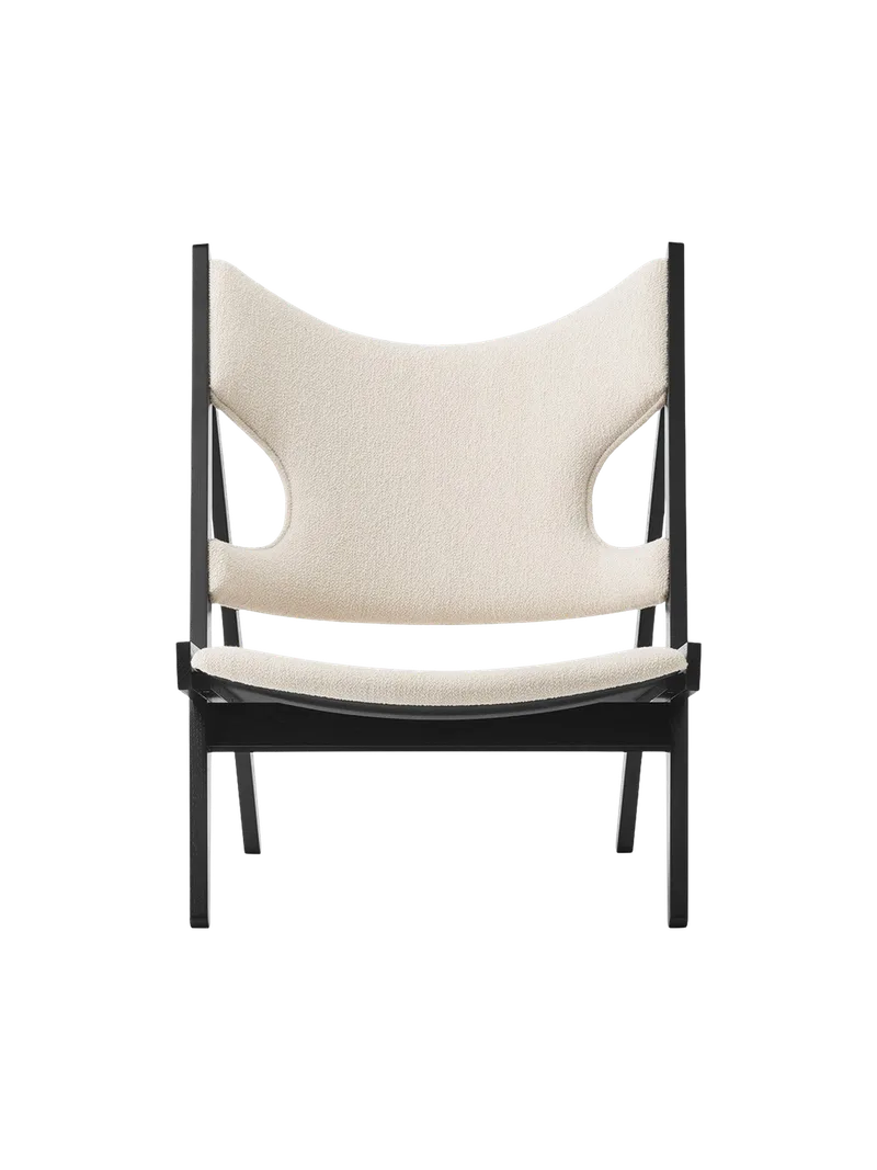 Knitting Lounge Chair by Audo Copenhagen in Black Oak – product photo 7 of 10