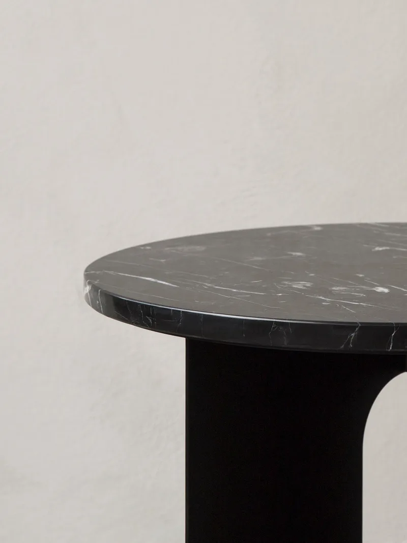 Androgyne Side Table by Audo Copenhagen in Emperador Marble, Table Top Ø42 – product photo 2 of 3