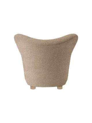 The Tired Man Lounge Chair by Audo Copenhagen in Natural Oak, Baena 15, Textile – product photo 10 of 21