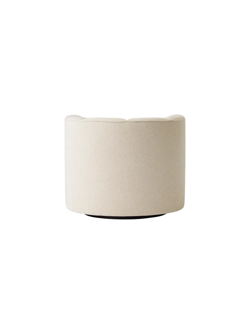 Eave Seamline Lounge Chair by Audo Copenhagen in Swivel with Return, Logan Fossil – product photo 9 of 11