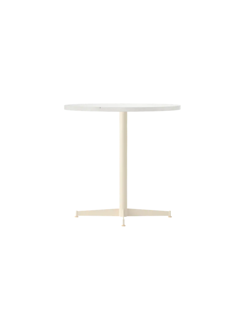 Nook Dining Table van Audo Copenhagen in Ø80 cm, Ivory, Kunis Breccia Stone – productfoto 9 van 47