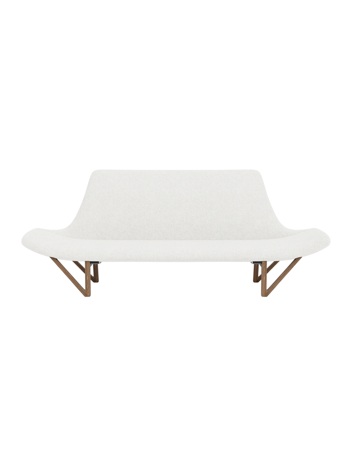 Pagode Sofa van Audo Copenhagen in Walnut, Hallingdal 65 0110 – productfoto