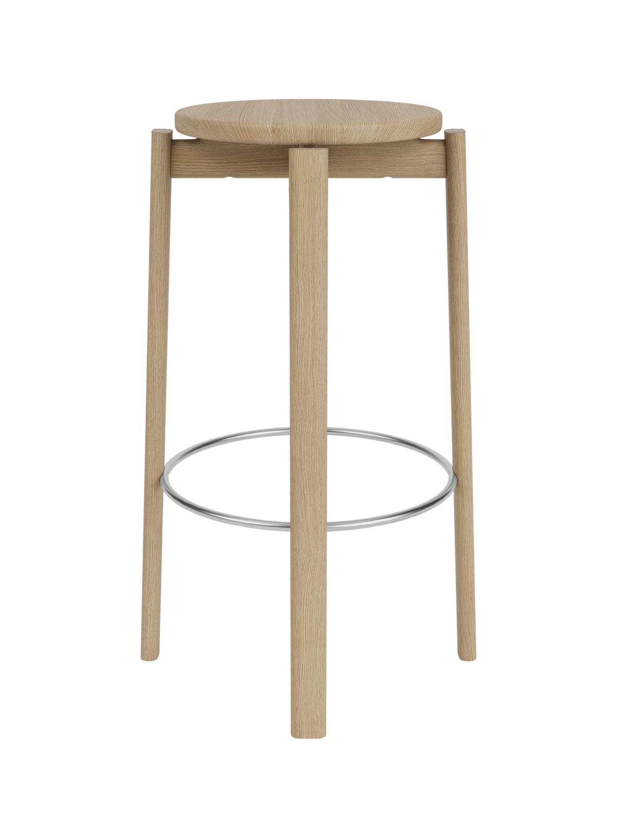 Passage Bar Stool von Audo Copenhagen in Natural Oak – Produktfoto