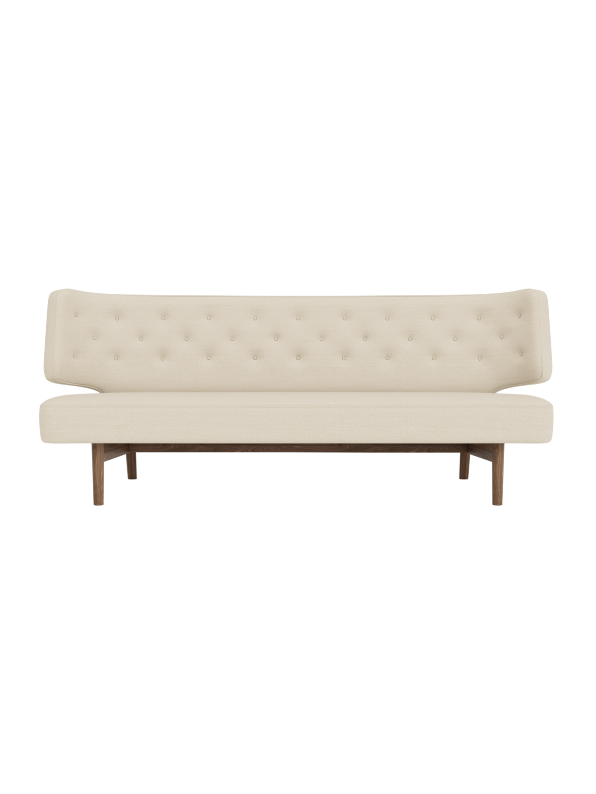 Radiohus Sofa P2 by Audo Copenhagen in Walnut, Hallingdal 65 200 – product photo