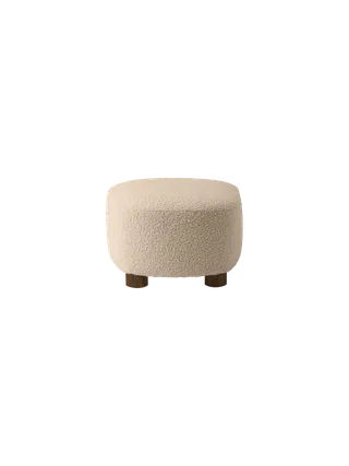 The Tired Man Ottoman by Audo Copenhagen in Natural Oak, Logan Flint, Textile – product photo 13 of 15