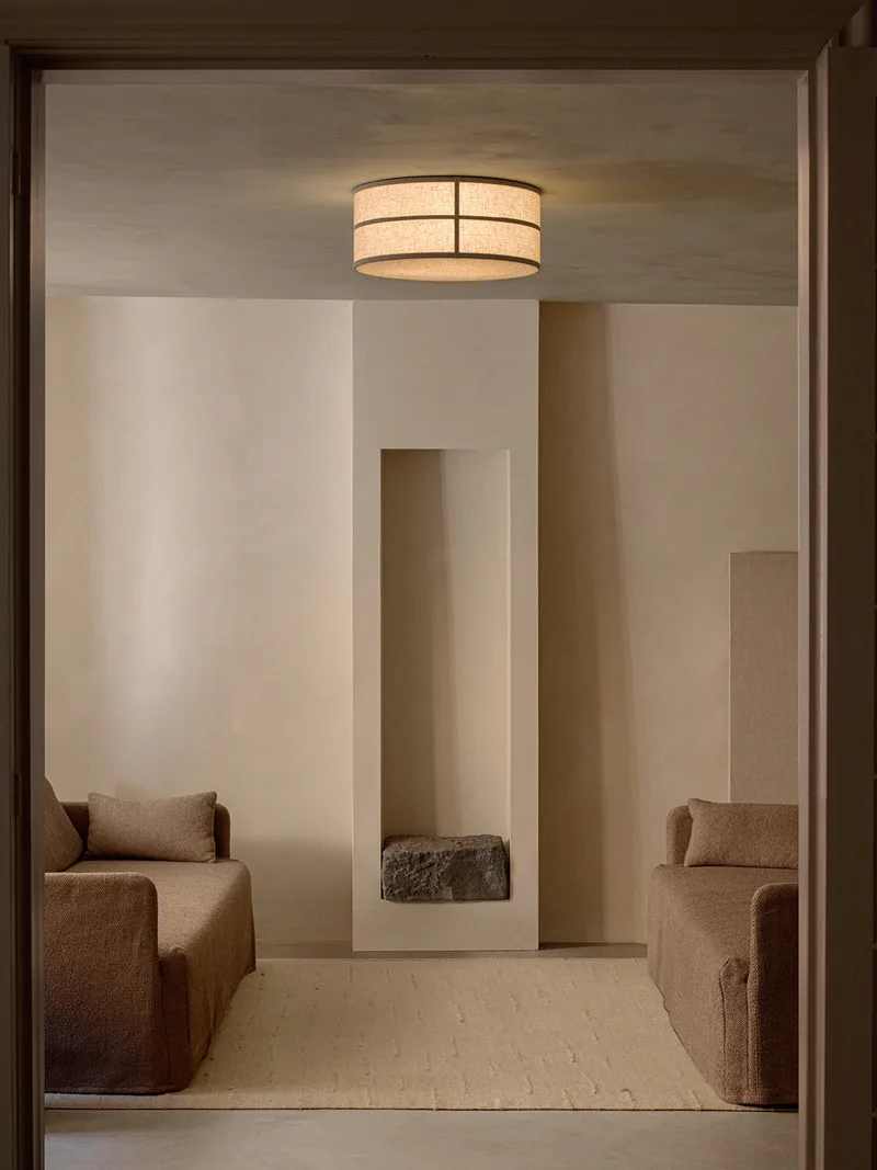 Hashira Ceiling Lamp, Raw by Audo Copenhagen – interior photo 1 of 7