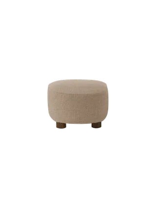 The Tired Man Ottoman by Audo Copenhagen in Natural Oak, Logan Flint, Textile – product photo 5 of 15