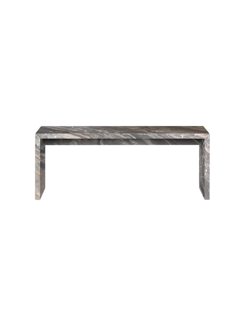 Plinth Bridge von Audo Copenhagen in Grey Galaxy Marble – Produktfoto 6 von 8