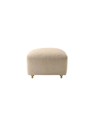 The Tired Man Ottoman by Audo Copenhagen in Natural Oak, Logan Flint, Textile – product photo 10 of 15