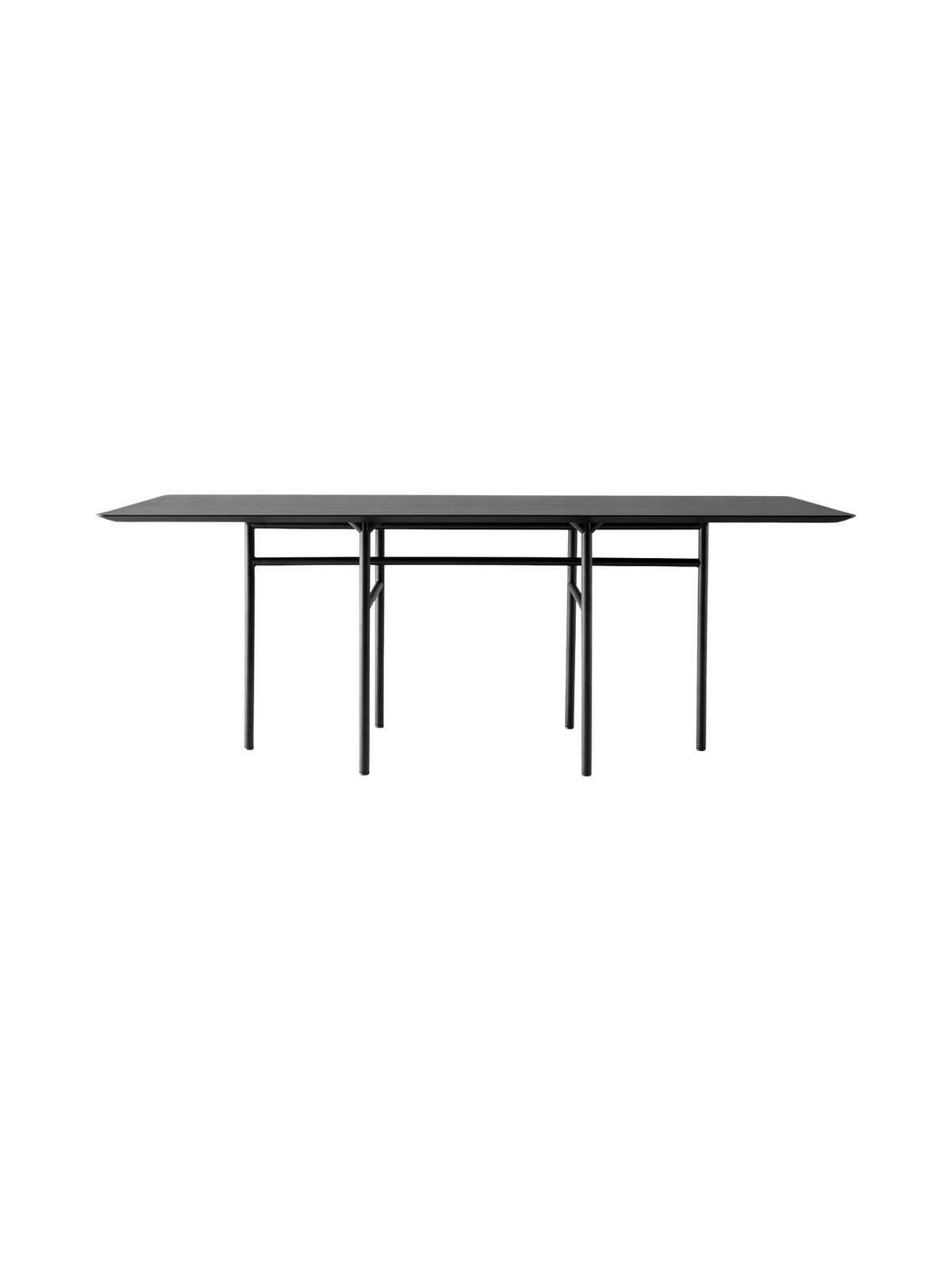 Snaregade Dining Table von Audo Copenhagen in Black, Black Oak, Rectangular – Produktfoto
