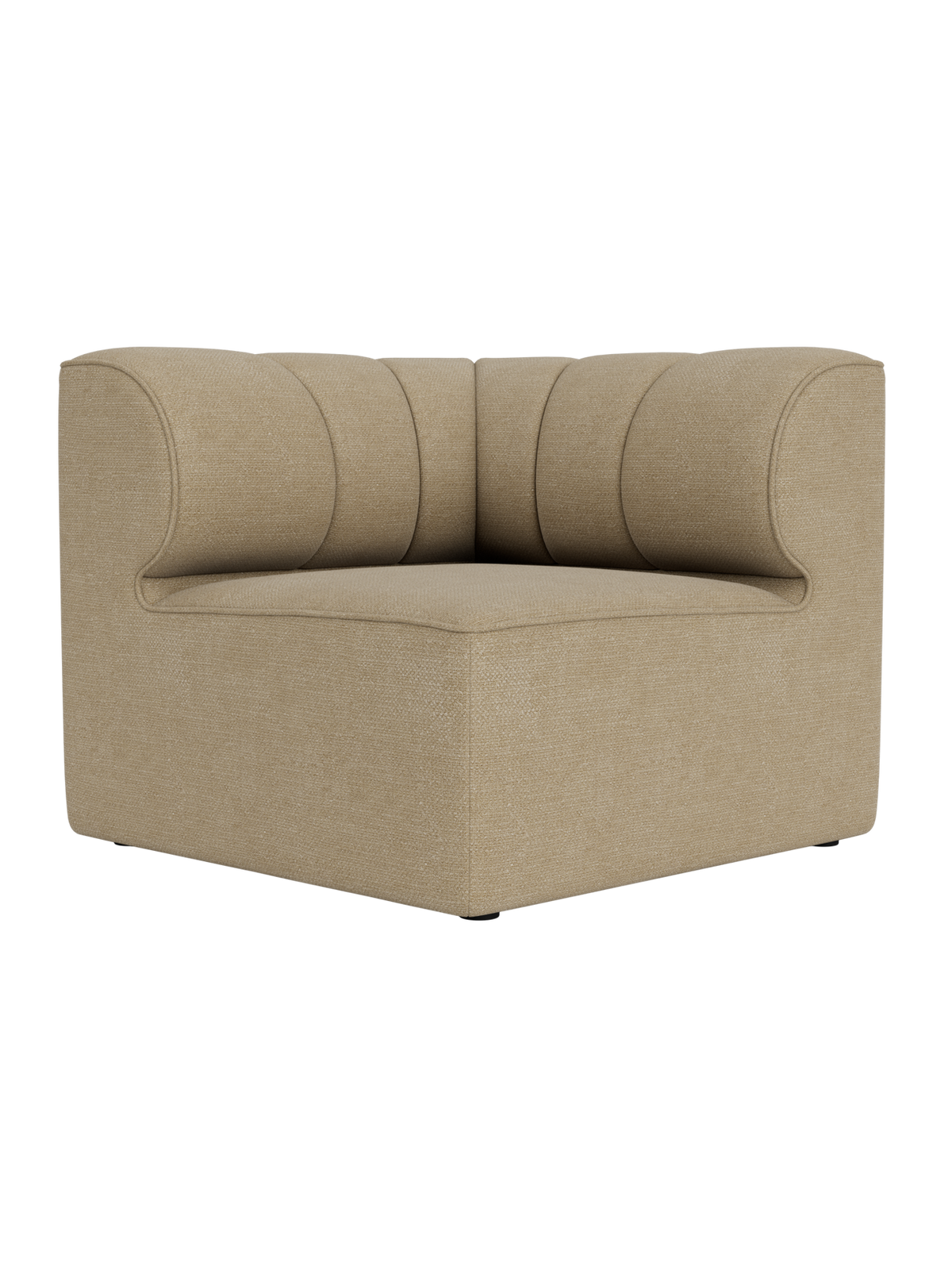 Eave Seamline Modular Sofa von Audo Copenhagen in Right Corner, Audo Bouclé 02, 86, Corner – Produktfoto