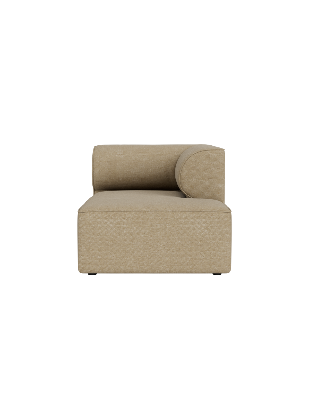 Eave Modular Sofa van Audo Copenhagen in Right Chaise Longue, Audo Bouclé 02, 86, Chaise Longue – productfoto