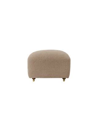 The Tired Man Ottoman by Audo Copenhagen in Natural Oak, Logan Flint, Textile – product photo 3 of 15