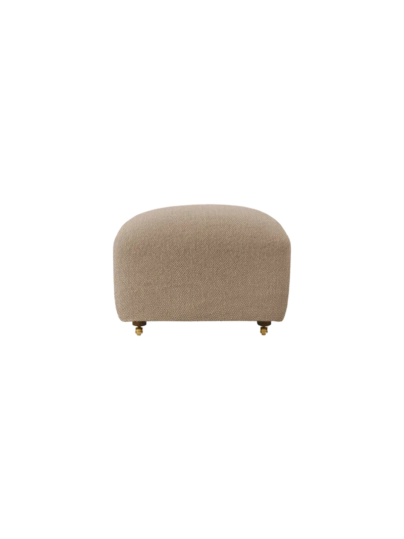 The Tired Man Ottoman by Audo Copenhagen in Natural Oak, Logan Flint, Textile – product photo 3 of 15