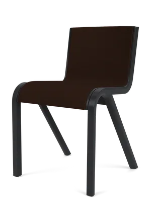 Ready Dining Chair de Audo Copenhagen en Red Stained Oak, Sierra 1001, Front Upholstered – photo du produit 17 sur 19