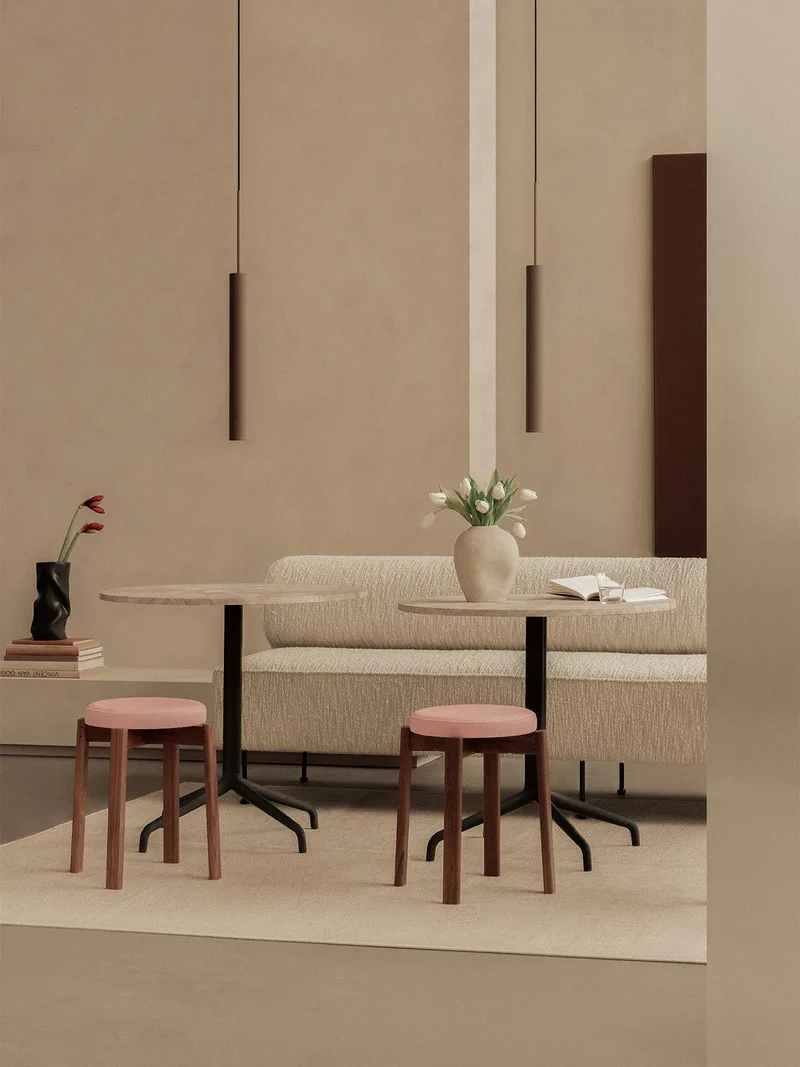 Eave Dining Sofa de Audo Copenhagen en 80 cm, Logan Jasmine, Open section modules – photo du produit 1 sur 18