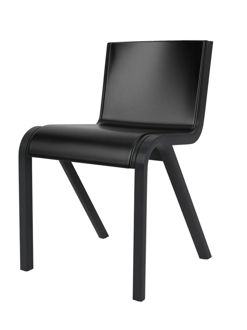 Ready Dining Chair de Audo Copenhagen en Red Stained Oak, Sierra 1001, Front Upholstered – photo du produit 15 sur 19