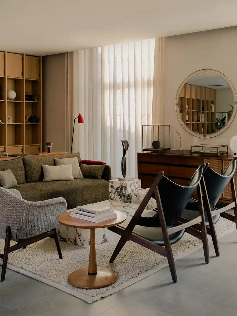 Offset Sofa von Audo Copenhagen in 1 Seater, Audo Bouclé 06 – Ambientefoto 2 von 3